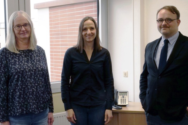 v.l.n.r. Dr. Frauke Stenzel, Stina-Katharina Treseler und André Heitmann-Möller