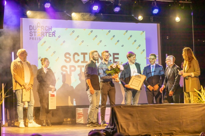 Die 3. Platzierten in der Kategorie Science Spin-off: Gaia Aerospace GmbH