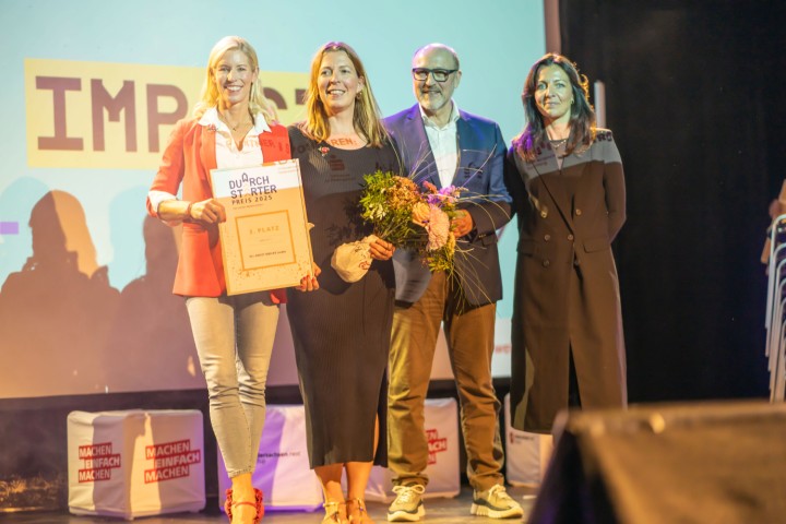 Die 3. Platzierten in der Kategorie Impact: All About Midlife GmbH