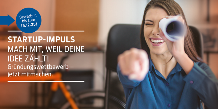 Gründungswettbewerb Startup-Impuls: Preise im Wert von 100.000 Euro für gute Ideen
